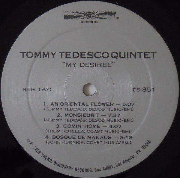 Tommy Tedesco Quintet : "My Desiree" (LP, Album)