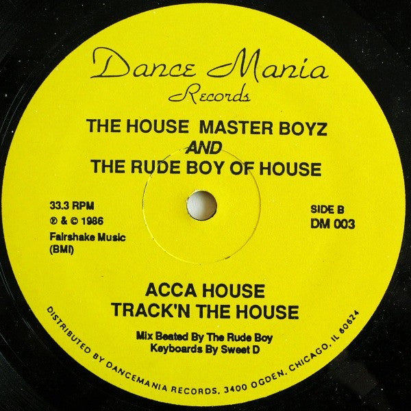 The Housemaster Boyz And The Rude Boy Of House : House Nation (12")