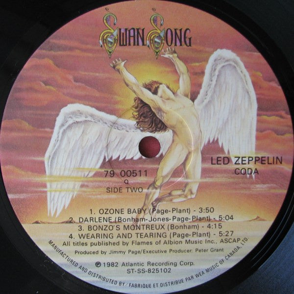 Led Zeppelin : Coda (LP, Album, Qua)