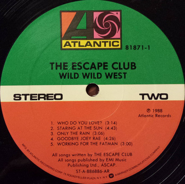 The Escape Club : Wild Wild West (LP, Album)