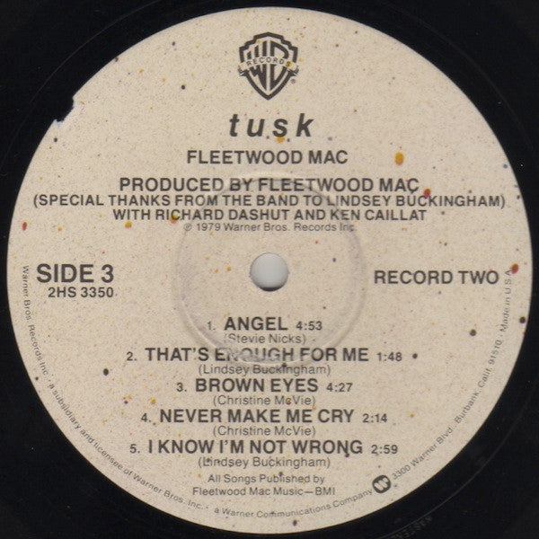 Fleetwood Mac : Tusk (2xLP, Album, Win)