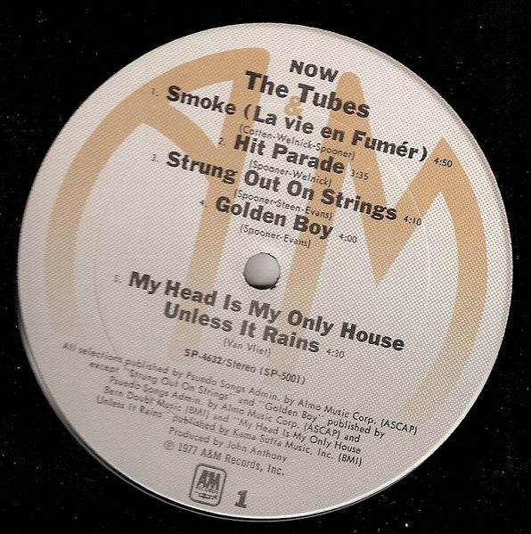 The Tubes : Now (LP, Album, Yel)