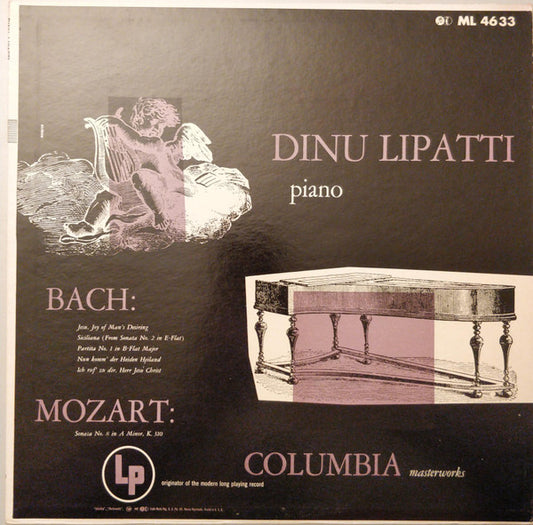 Dinu Lipatti : Bach, Mozart (LP, Album)