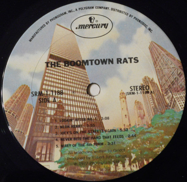The Boomtown Rats : The Boomtown Rats (LP, Album)