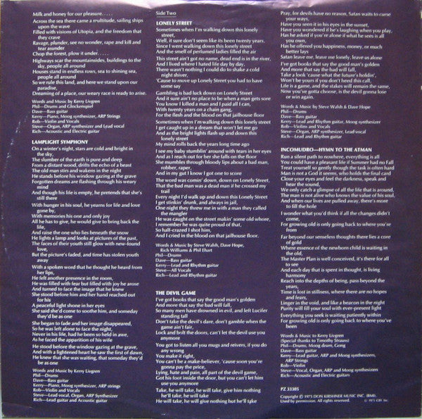 Kansas (2) : Song For America (LP, Album, Pit)