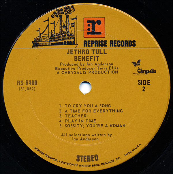 Jethro Tull : Benefit (LP, Album, RP)