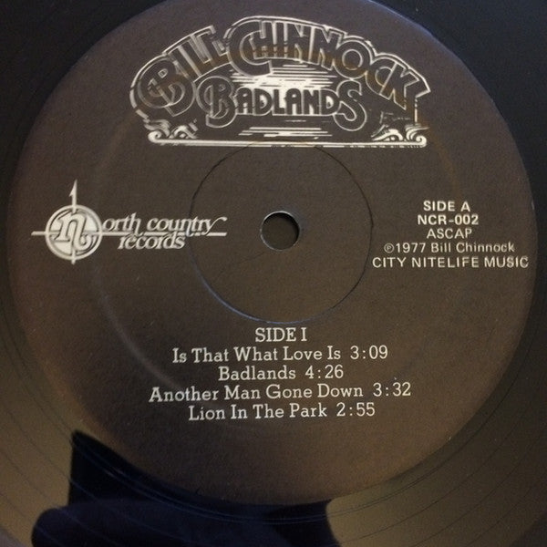 Bill Chinnock : Badlands (LP, Album)