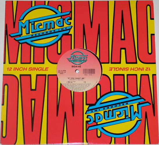 Soavé : If You Want Me (12")