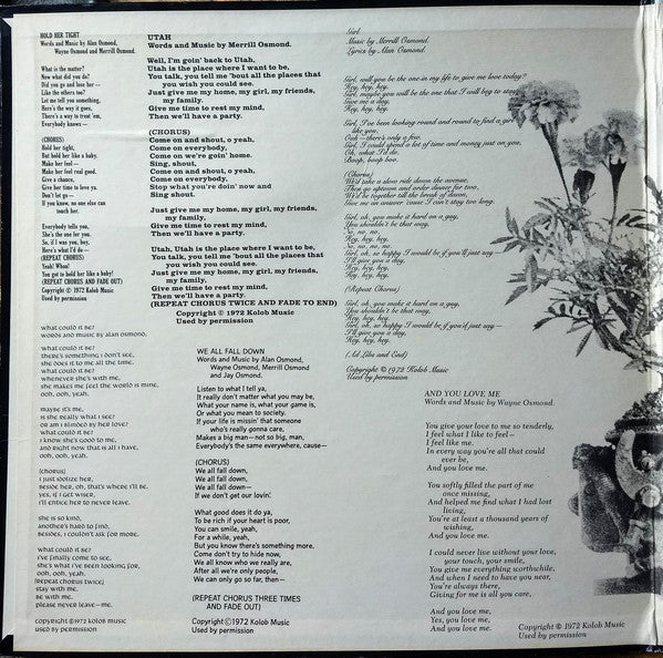 The Osmonds : Crazy Horses (LP, Album)