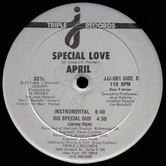 April (2) : Special Love (12")