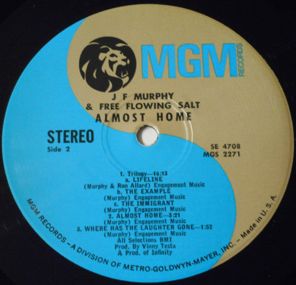 JF Murphy & Salt : Almost Home (LP, Album)