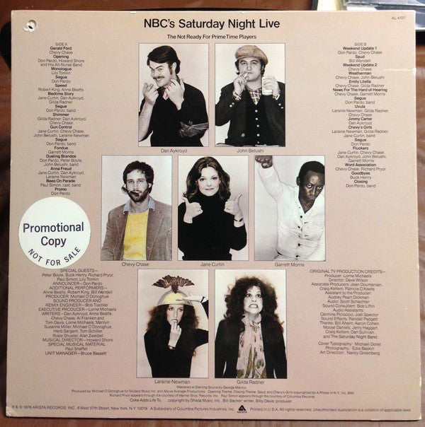 Various : NBC's Saturday Night Live (LP, Album, Promo)