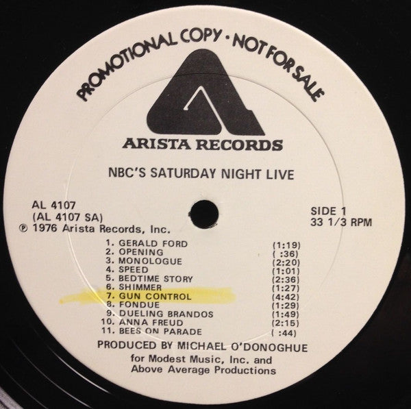 Various : NBC's Saturday Night Live (LP, Album, Promo)