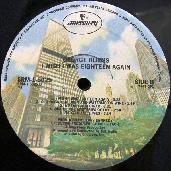 George Burns : I Wish I Was Eighteen Again (LP, Album, 72 )