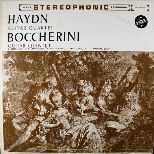 Joseph Haydn / Luigi Boccherini : Haydn Guitar Quartet Boccherini Guitar Quintet (LP, Album)