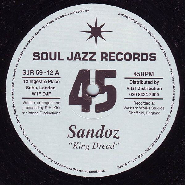 Sandoz : King Dread (12", Ltd)