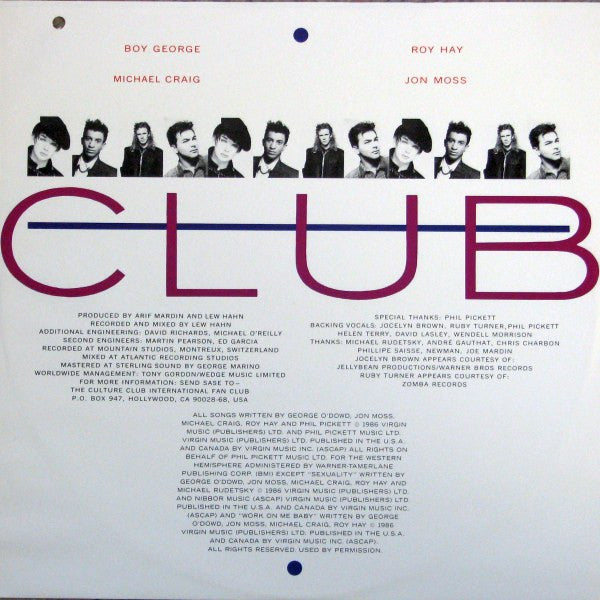 Culture Club : From Luxury To Heartache (LP, Album, Pit)