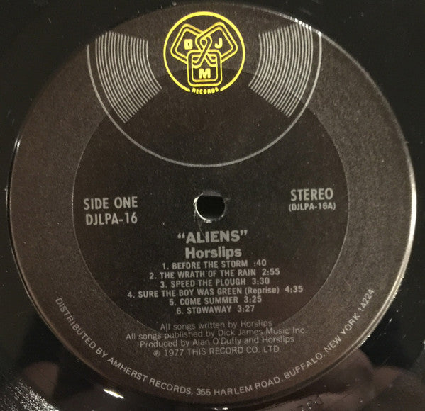 Horslips : Aliens (LP, Album)