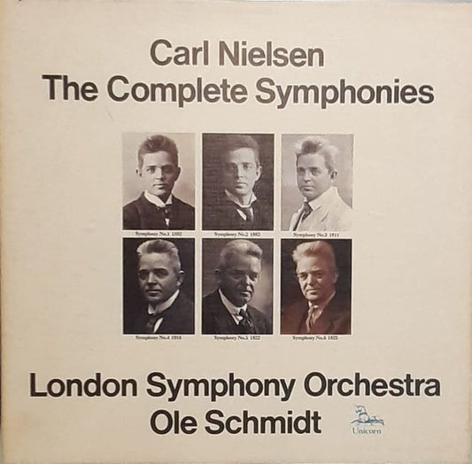 Carl Nielsen / London Symphony Orchestra, Ole Schmidt : The Complete Symphonies (7xLP + Box)