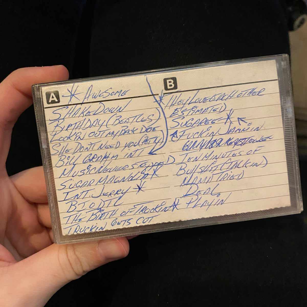 The Grateful Dead - From Rockstars (Jerry)/A Segment on 92.3: Deadhead Hour (Bootleg Cassette)
