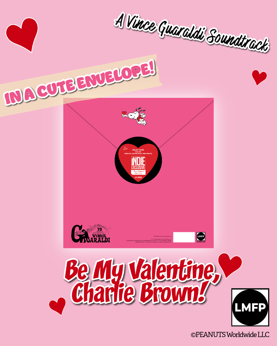 Vince Guaraldi - Be My Valentine, Charlie Brown (Selections From The Original Soundtrack)