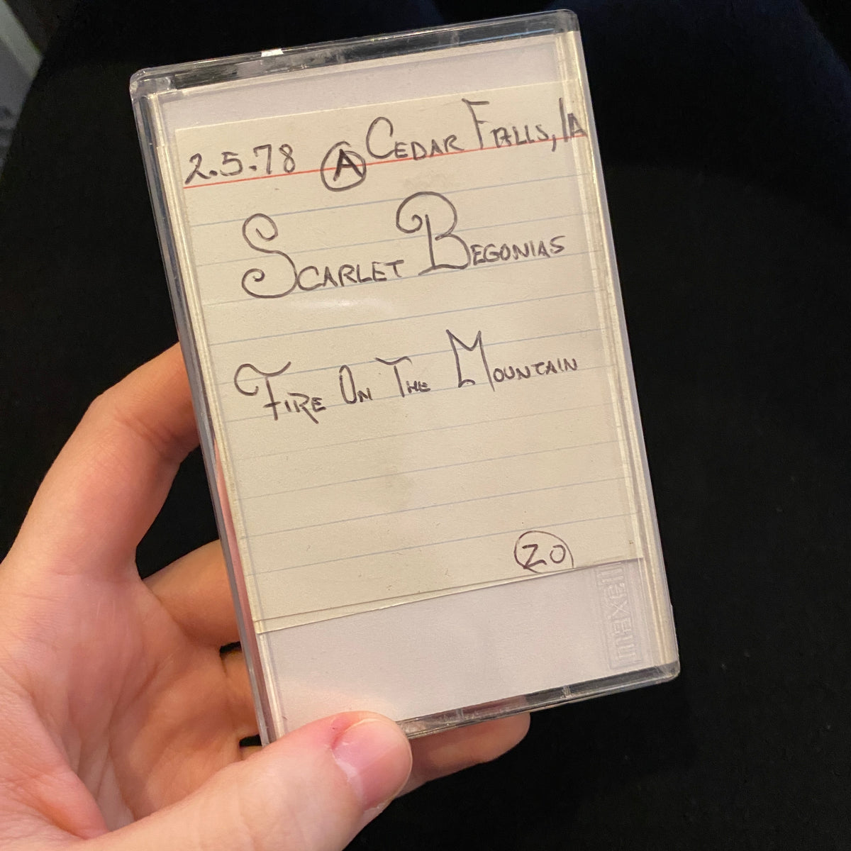 The Grateful Dead - Cedar Falls, IA 2/5/1978 (Bootleg Cassette)