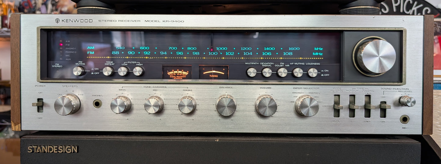 Vintage Kenwood KR-9400 Receiver *WORKING*