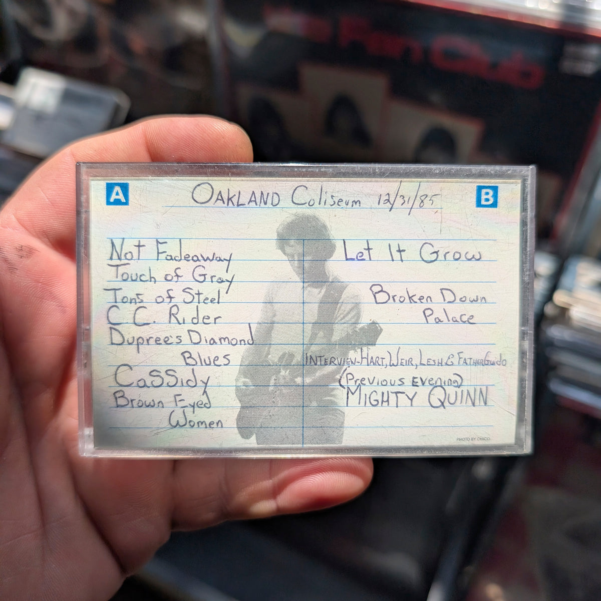 The Grateful Dead - Oakland Coliseum 12/31/85 Part I (Bootleg Cassette)