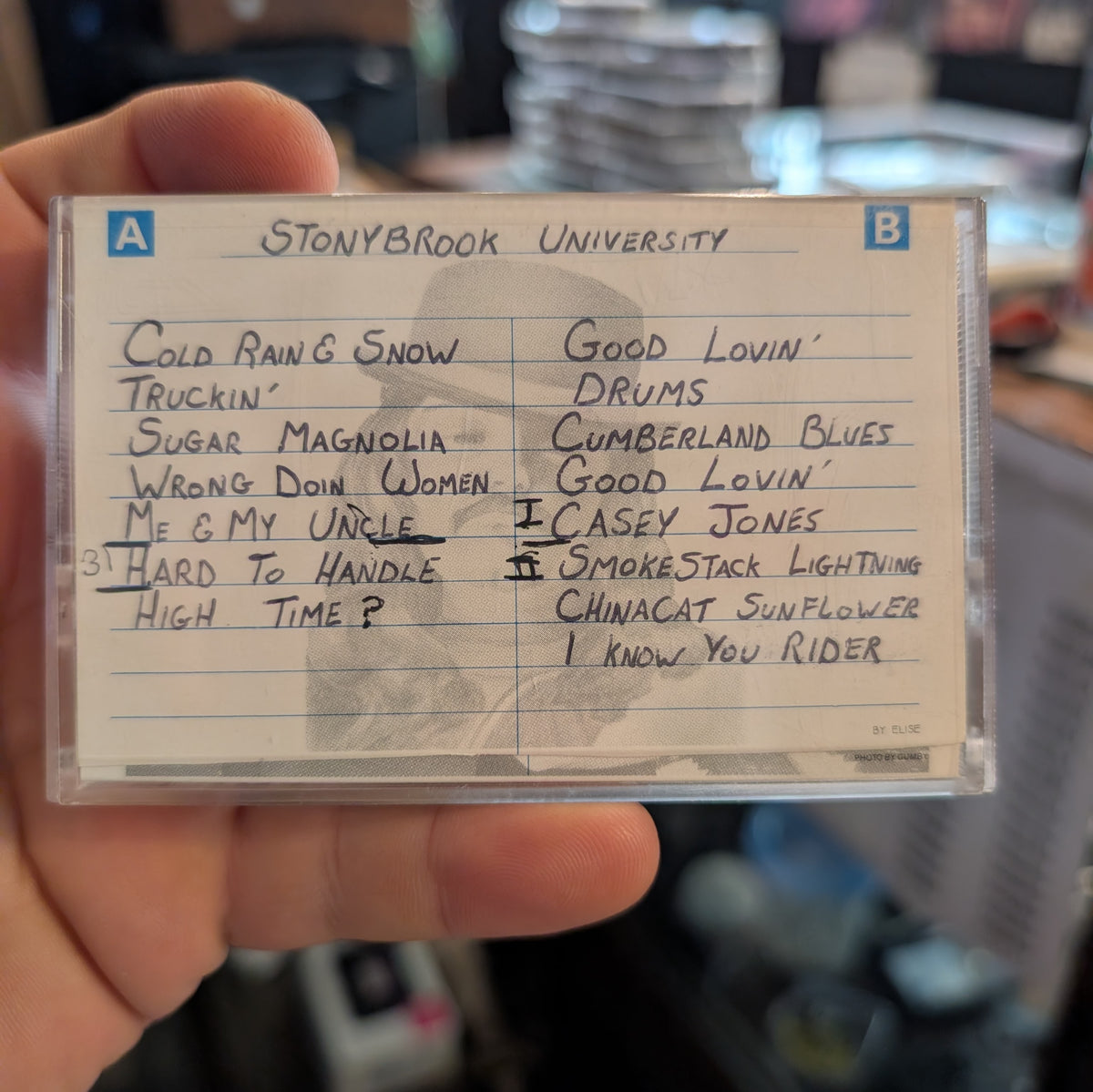 The Grateful Dead - 10/30/70 Pritchard Gym, S.U.N.Y.(Bootleg Cassette)