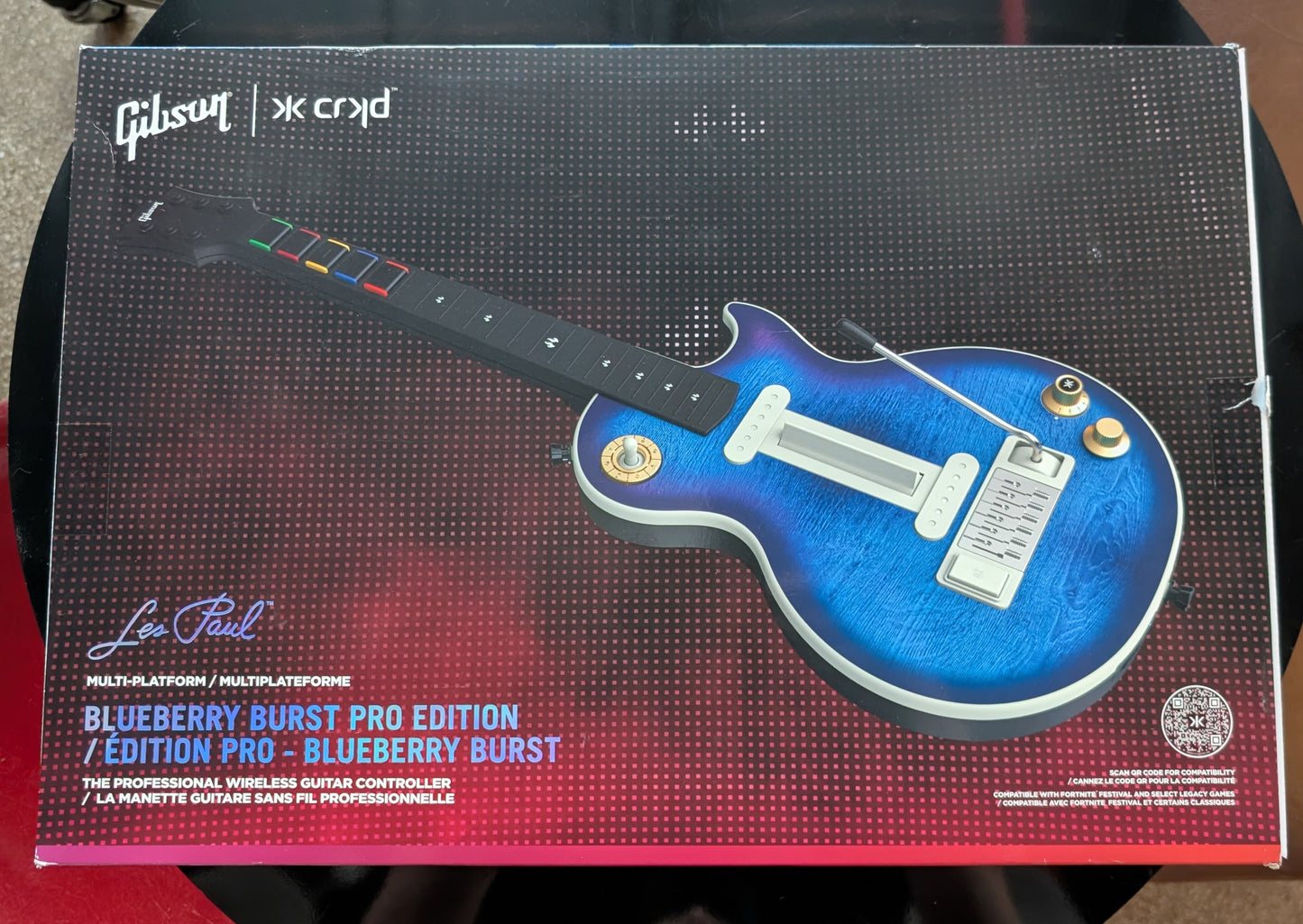 CRKD Gibson Les Paul Guitar Controller - Blueberry Burst Pro - Multi Platform ***PICK-UP ONLY***