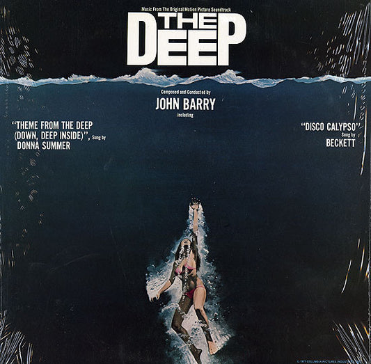 John Barry : The Deep (Music From The Original Motion Picture Soundtrack) (LP, Album, Blu)