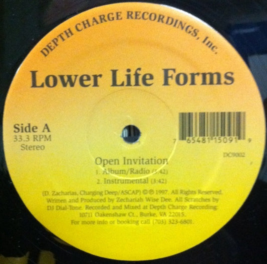 Lower Life Forms : Open Invitation (12")
