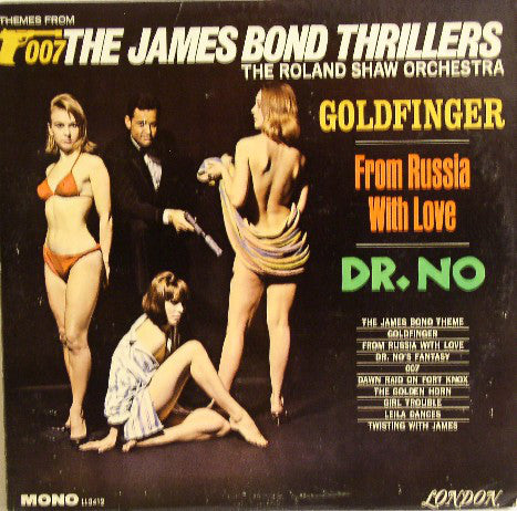 The Roland Shaw Orchestra : Themes From The James Bond Thrillers (LP, Album, Mono)