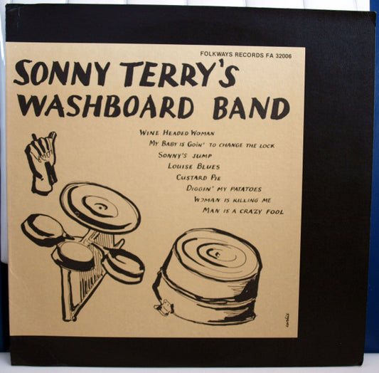 Sonny Terry : Sonny Terry's Washboard Band (LP, Album, RE)