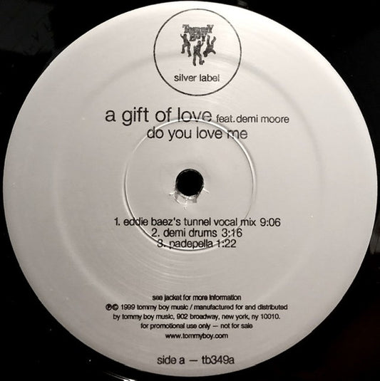 A Gift of Love : Do You Love Me (12", Promo)