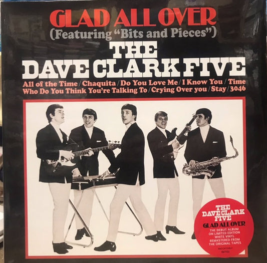 The Dave Clark Five : Glad All Over (LP, Album, Ltd, RE, RM, Whi)
