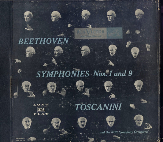 Ludwig van Beethoven, Arturo Toscanini, NBC Symphony Orchestra : Symphonies Nos. 1 And 9 (2xLP + Box)