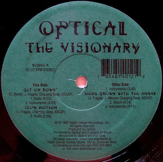 Optical The Visionary : Get On Down (12")