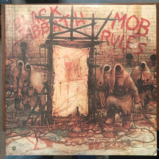 Black Sabbath : Mob Rules (LP, Album, RE, Win)