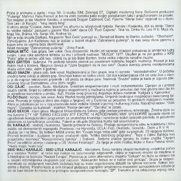 Zabranjeno Pušenje : Dok Čekaš Sabah Sa Šejtanom (CD, Album, RE)