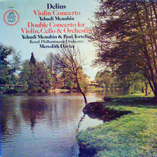 Delius* - Yehudi Menuhin, Paul Tortelier, Royal Philharmonic Orchestra*, Meredith Davies : Violin Concerto / Double Concerto For Violin/Cello & Orchestra (LP, Quad)