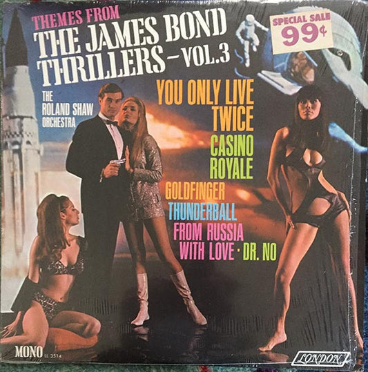 The Roland Shaw Orchestra : Themes From The James Bond Thrillers Vol 3 (LP, Mono)