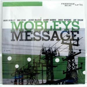 Hank Mobley : Mobley's Message (LP, Album, RE)