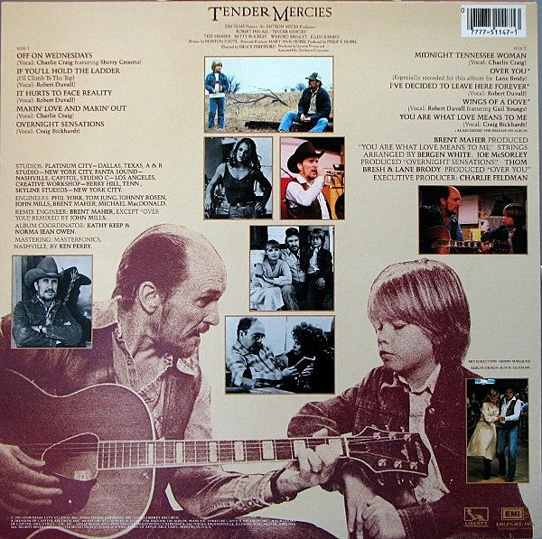 Various : Tender Mercies - Music From The Motion Picture (LP, Win)