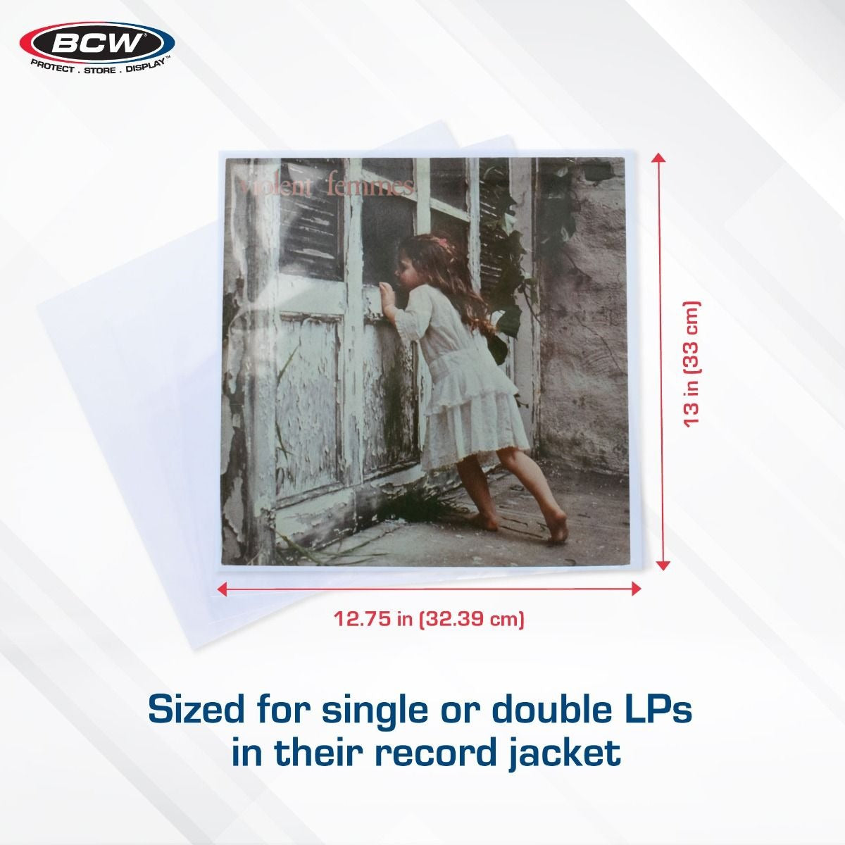 BCW 4mil polypropylene outer sleeve