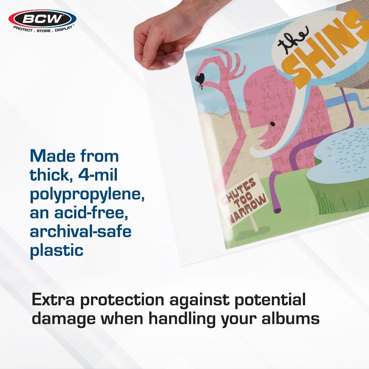 BCW 4mil polypropylene outer sleeve