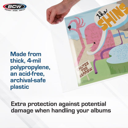 BCW 4mil polypropylene outer sleeve