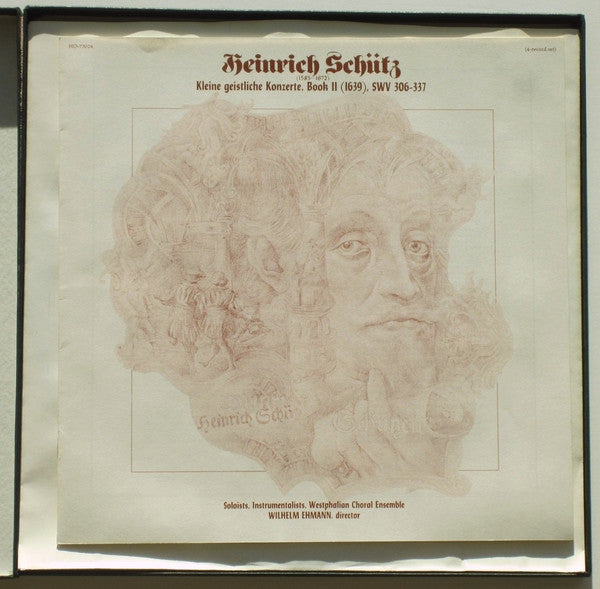 Heinrich Schütz, Westfälische Kantorei, Wilhelm Ehmann : Kleine Geistliche Konzerte, Book II (1639), SWV 306-337 (4xLP)