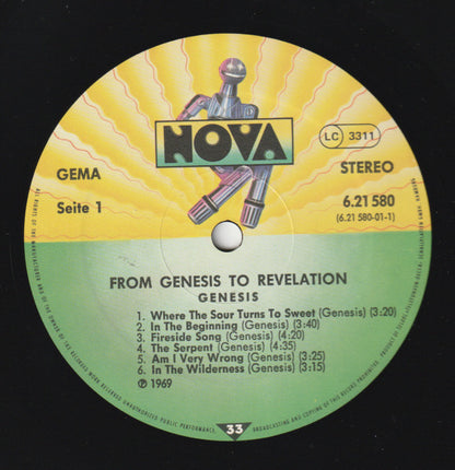 Genesis : From Genesis To Revelation (LP, Album, RE)