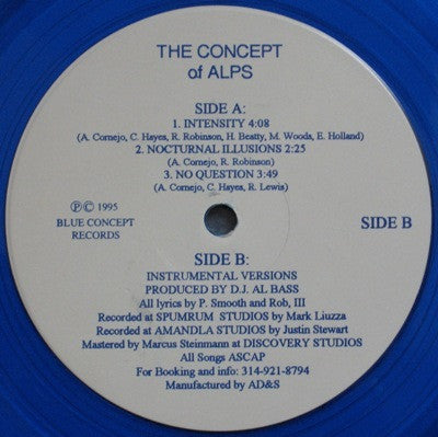 The Concept Of Alps : Intensity (12", Blu)